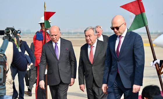 Генсек ООН находится с визитом в Багдаде, Ирак